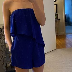 Central Park West Blue Romper